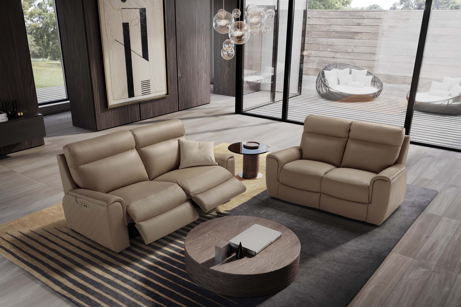 Milano 3-Seater Reclining Sofa